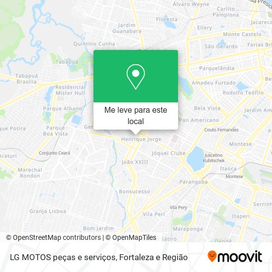 LG MOTOS peças e serviços mapa