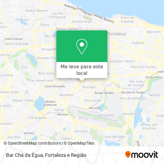 Bar Chá da Égua mapa