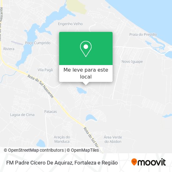 FM Padre Cícero De Aquiraz mapa