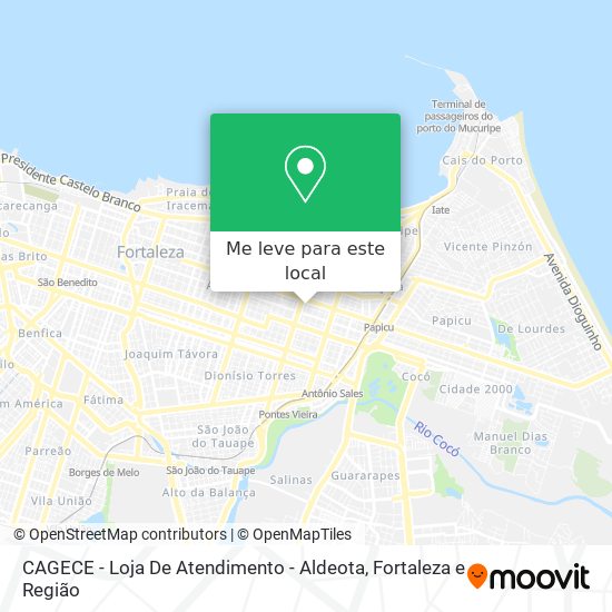 CAGECE - Loja De Atendimento - Aldeota mapa