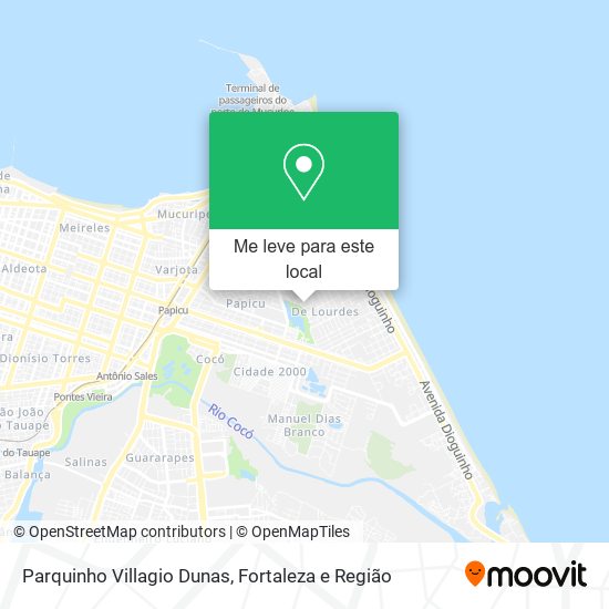 Parquinho Villagio Dunas mapa