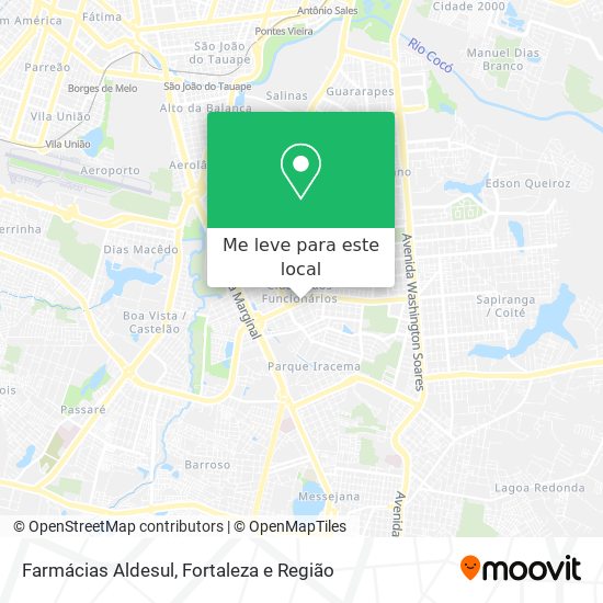 Farmácias Aldesul mapa