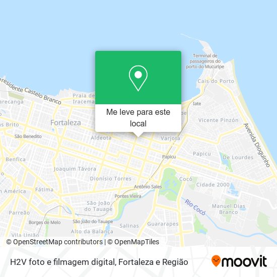 H2V foto e filmagem digital mapa
