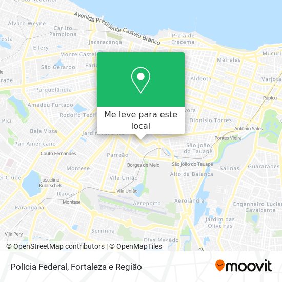 Polícia Federal mapa