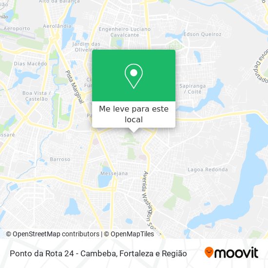 Ponto da Rota 24 - Cambeba mapa
