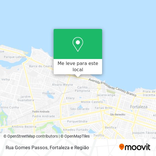 Rua Gomes Passos mapa