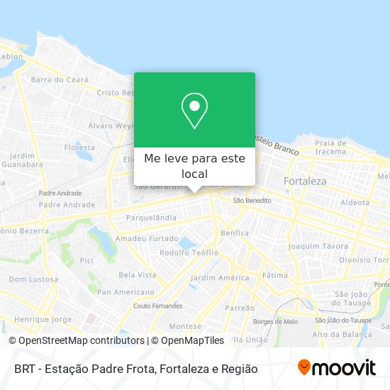 BRT - Estação Padre Frota mapa