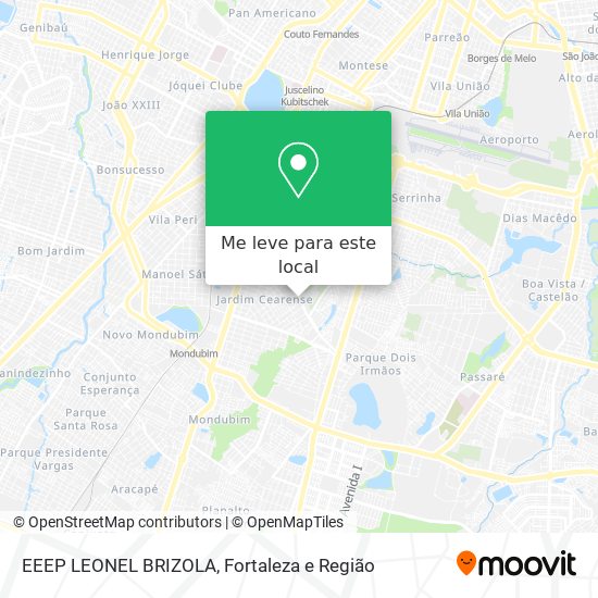 EEEP LEONEL BRIZOLA mapa