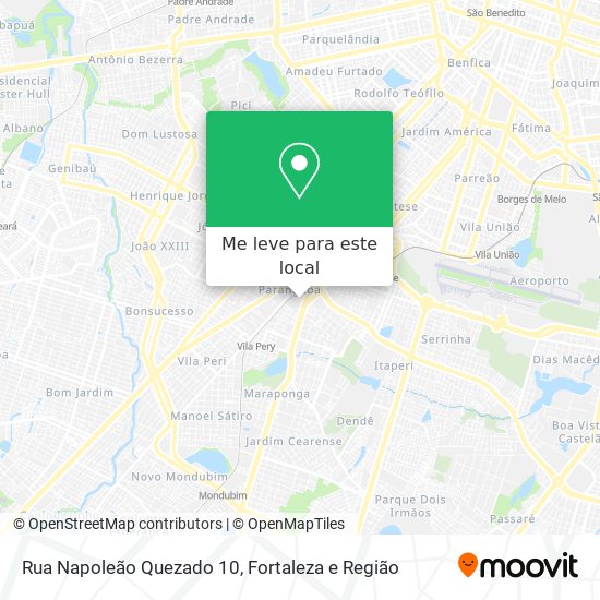 Rua Napoleão Quezado 10 mapa