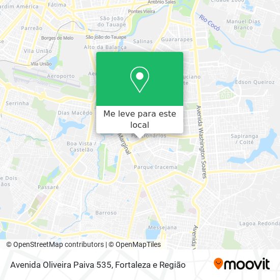 Avenida Oliveira Paiva 535 mapa