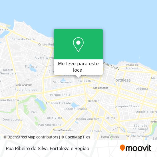 Rua Ribeiro da Silva mapa