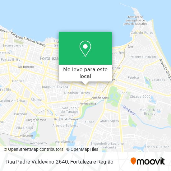 Rua Padre Valdevino 2640 mapa