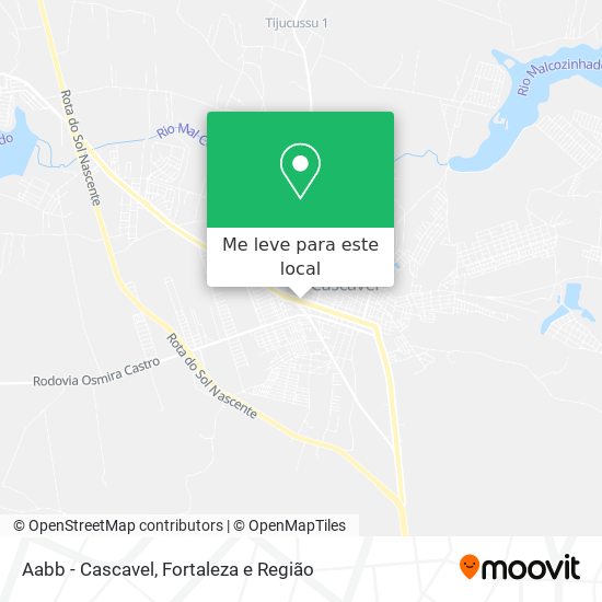 Aabb - Cascavel mapa
