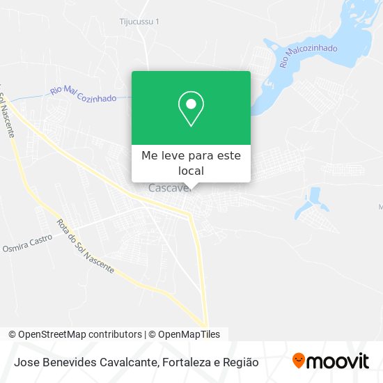 Jose Benevides Cavalcante mapa