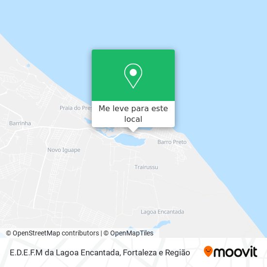 E.D.E.F.M da Lagoa Encantada mapa