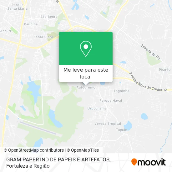 GRAM PAPER IND DE PAPEIS E ARTEFATOS mapa