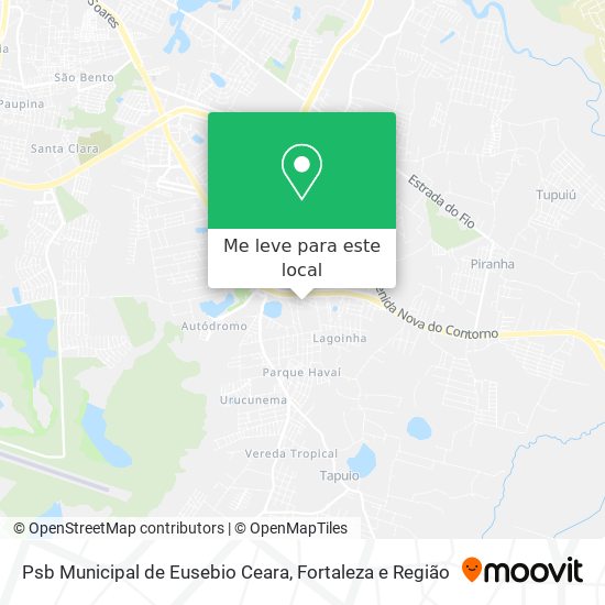 Psb Municipal de Eusebio Ceara mapa