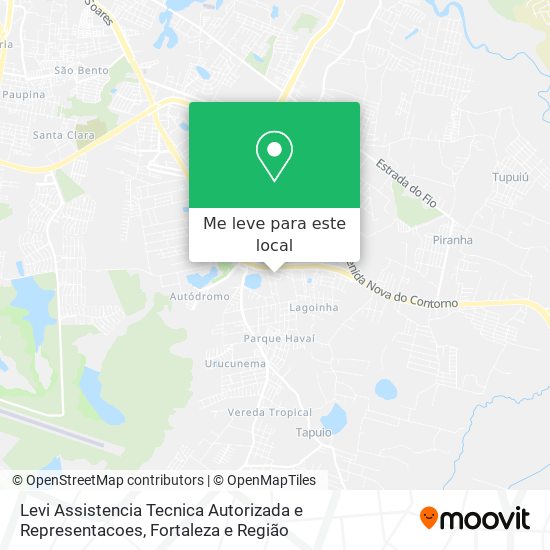 Levi Assistencia Tecnica Autorizada e Representacoes mapa