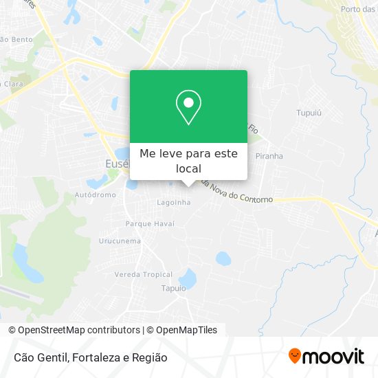 Cão Gentil mapa