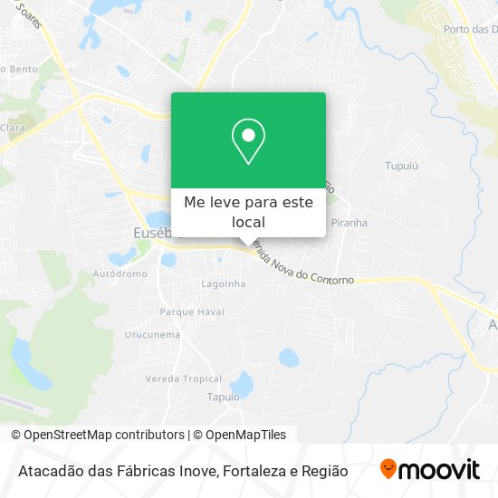 Atacadão das Fábricas Inove mapa