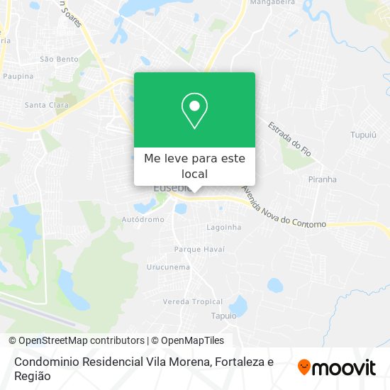 Condominio Residencial Vila Morena mapa