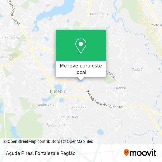 Açude Pires mapa