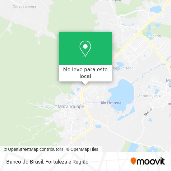 Banco do Brasil mapa