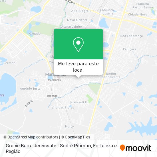 Gracie Barra Jereissate I Sodré Pitimbo mapa