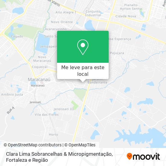 Clara Lima Sobrancelhas & Micropigmentação mapa