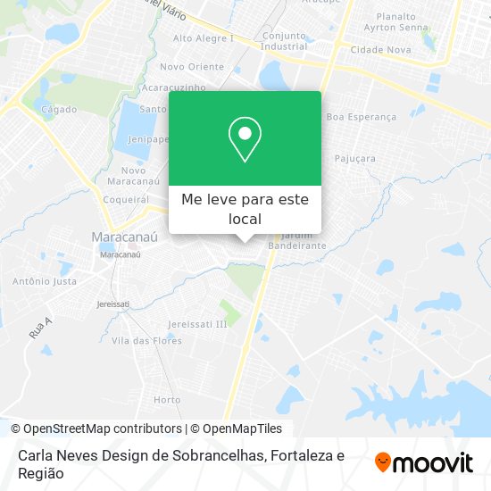Carla Neves Design de Sobrancelhas mapa