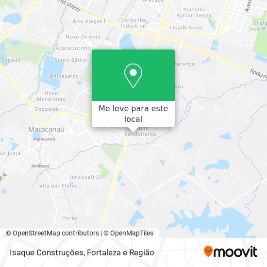 Isaque Construções mapa