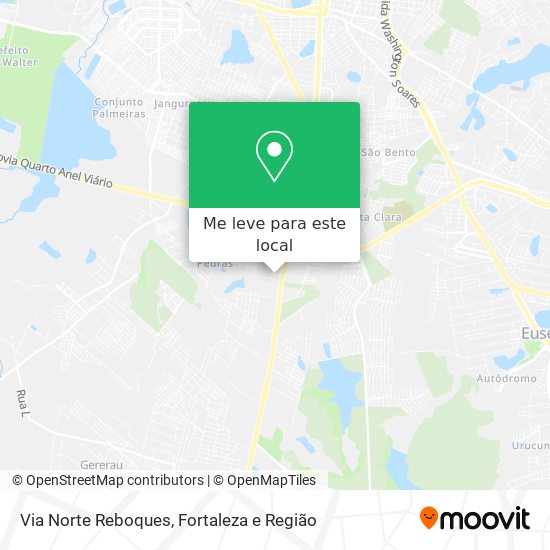Via Norte Reboques mapa