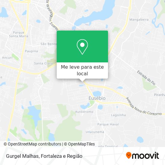 Gurgel Malhas mapa