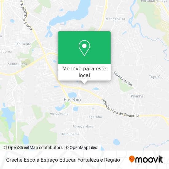 Creche Escola Espaço Educar mapa
