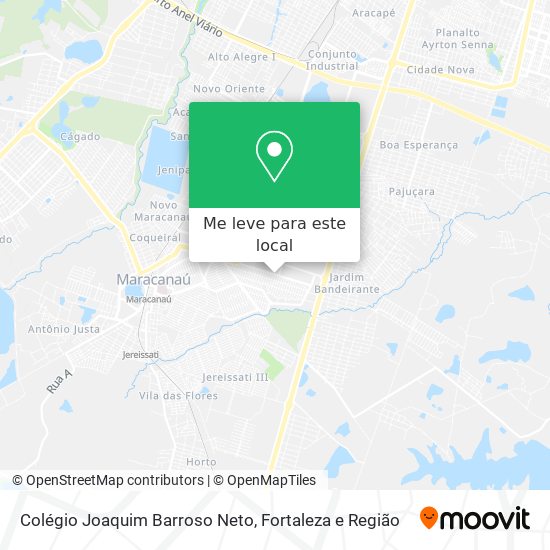 Colégio Joaquim Barroso Neto mapa