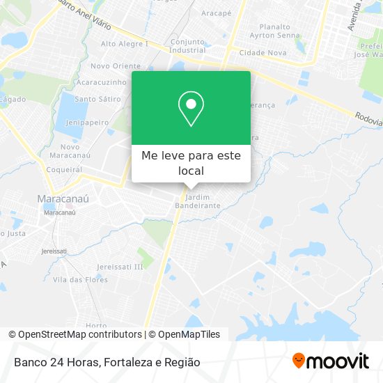Banco 24 Horas mapa