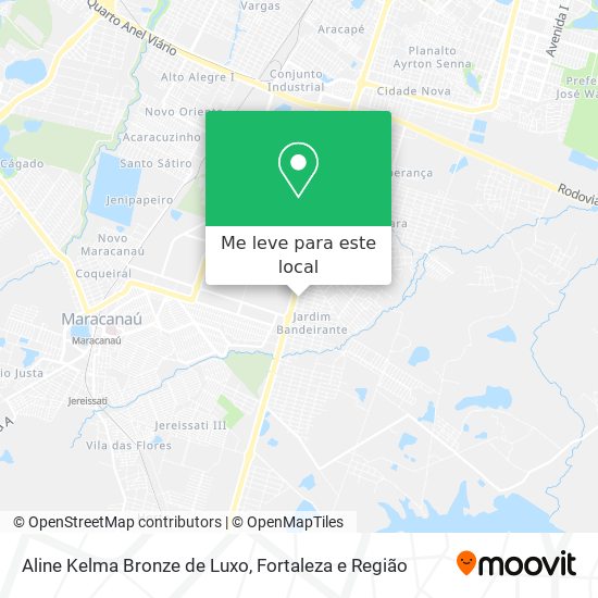 Aline Kelma Bronze de Luxo mapa