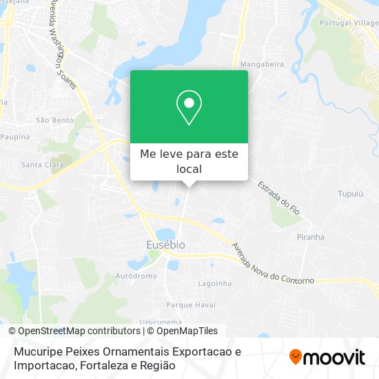 Mucuripe Peixes Ornamentais Exportacao e Importacao mapa