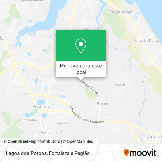 Lagoa dos Porcos mapa