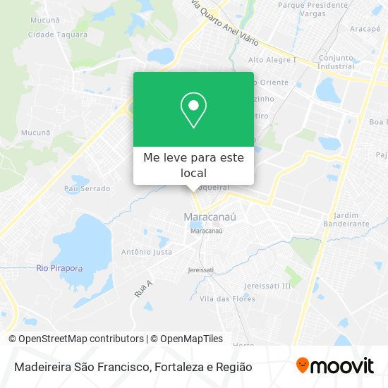 Madeireira São Francisco mapa