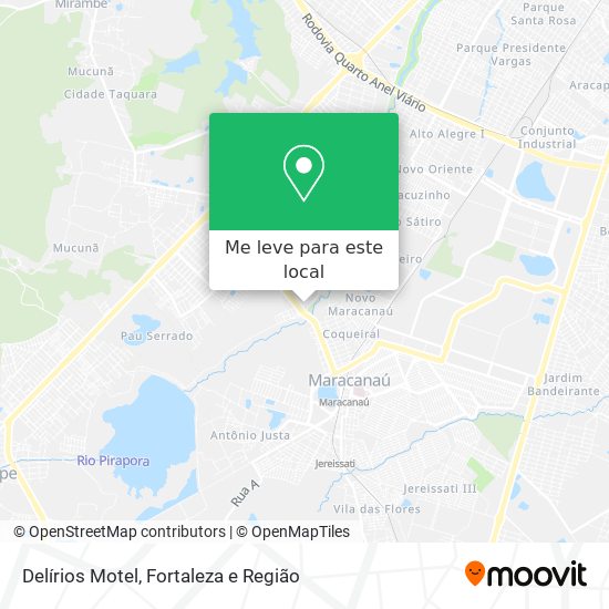 Delírios Motel mapa