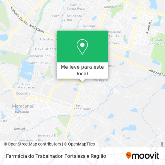 Farmácia do Trabalhador mapa