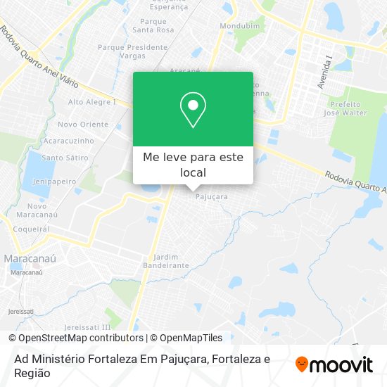 Ad Ministério Fortaleza Em Pajuçara mapa