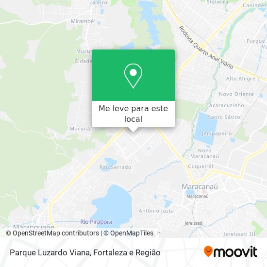 Parque Luzardo Viana mapa