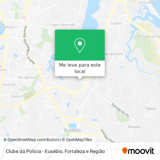 Clube da Policia - Eusébio mapa