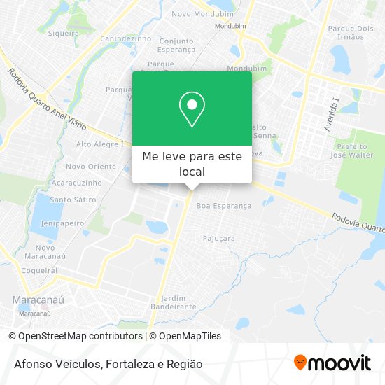 Afonso Veículos mapa