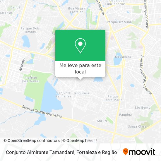 Conjunto Almirante Tamandaré mapa