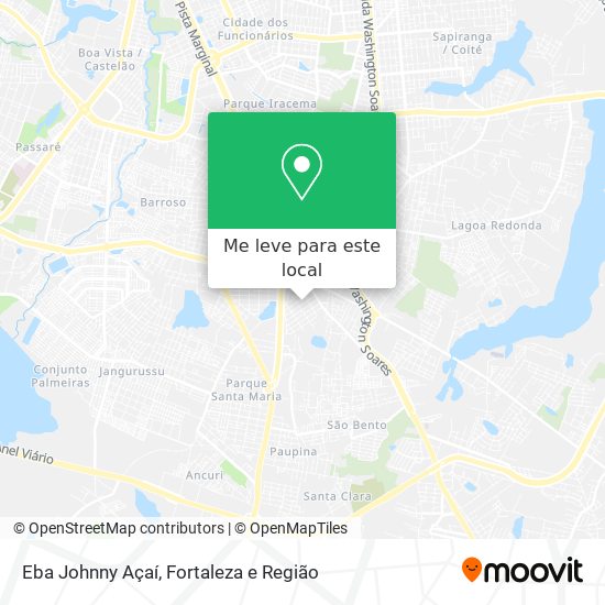 Eba Johnny Açaí mapa