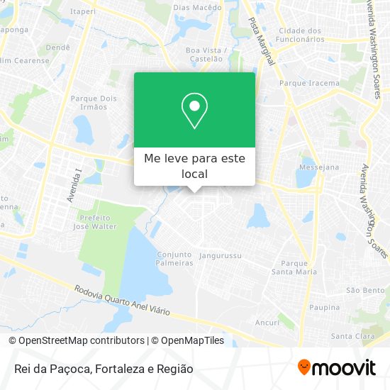 Rei da Paçoca mapa