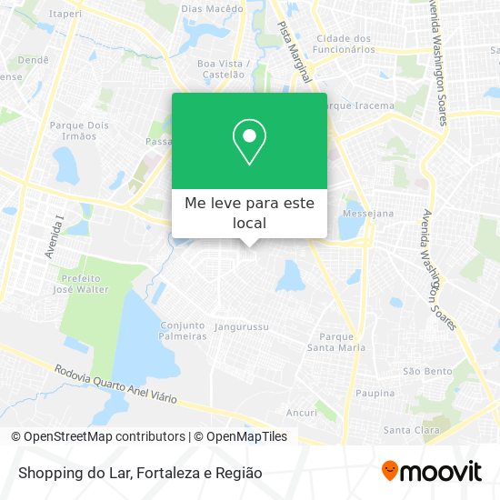 Shopping do Lar mapa